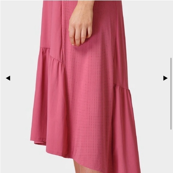 Sweaty Betty Explorer Ace Sleeveless Midi Dress in Tayberry Pink Size Large NWT - Picture 11 of 11